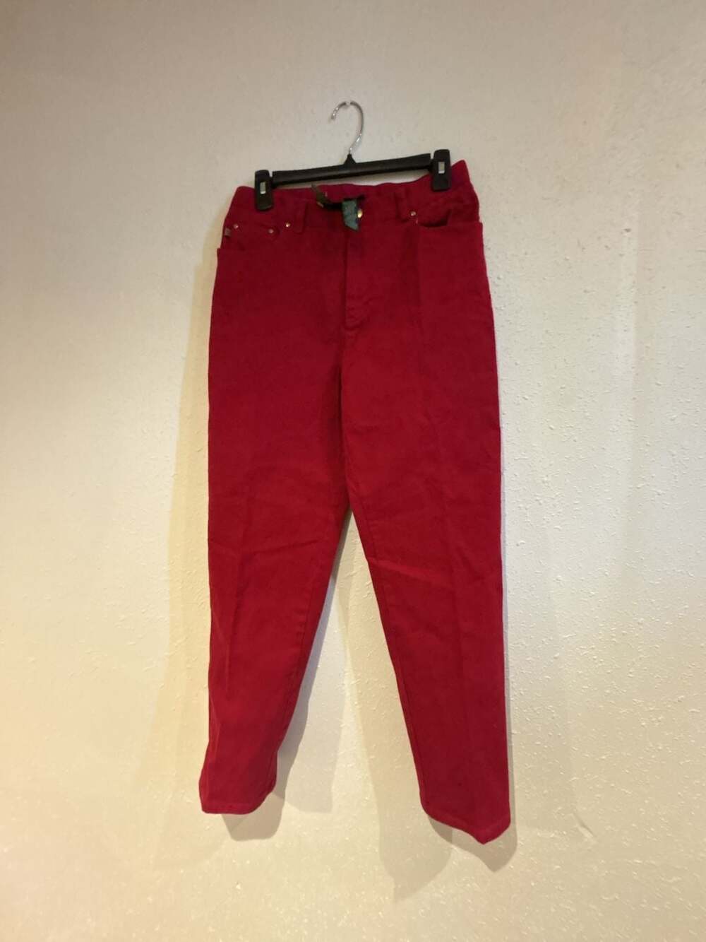 Lauren Jeans Co. Ralph Lauren Petite Red Denim Pants Size 10P